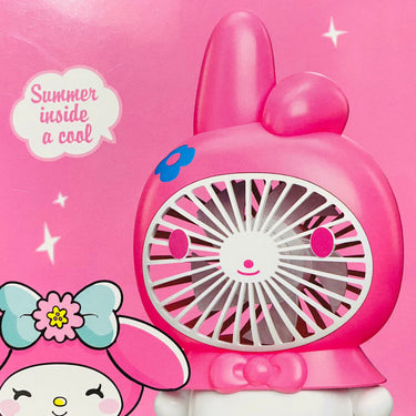 Hello Kitty Portable Side Table Charging Mini Hand Fan
